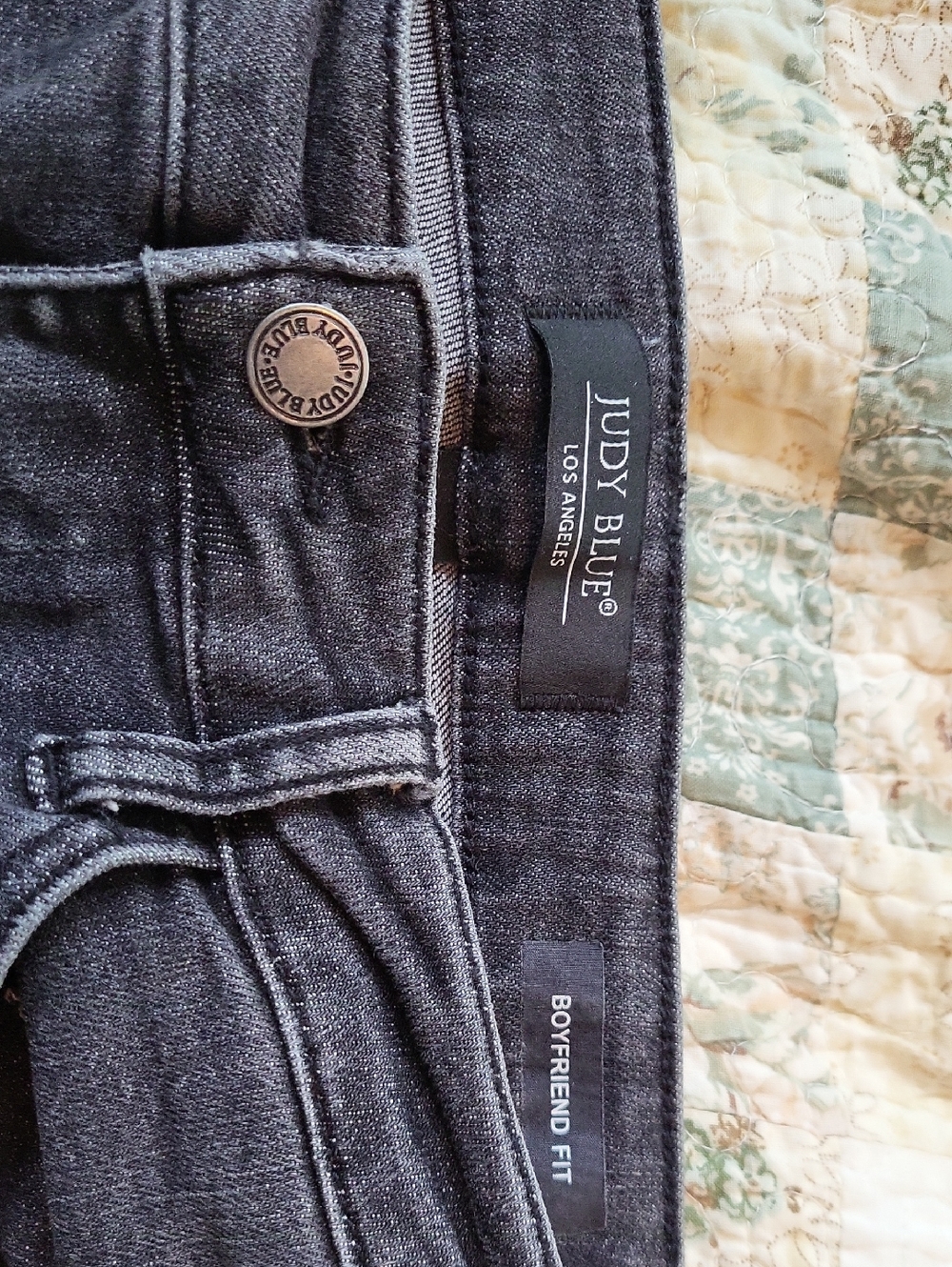 Judy Blue Black Relaxed Boyfriend Men’s Jeans